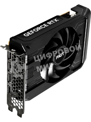 Видеокарта Palit GeForce RTX 5050 StormX, NVIDIA RTX 5050, 8 ГБ GDDR6, 128 бит, PCI-e 5.0, 1xHDMI, 3xDP, 2572 МГц