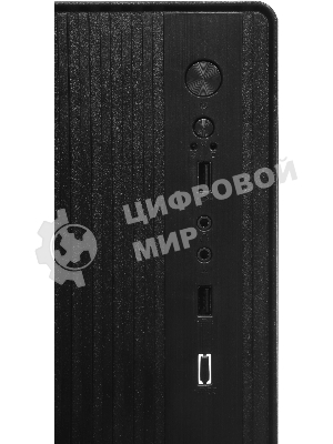 Компьютерный корпус Accord ACC-M258-01B черный без БП mATX 4x120мм 2xUSB2.0 audio