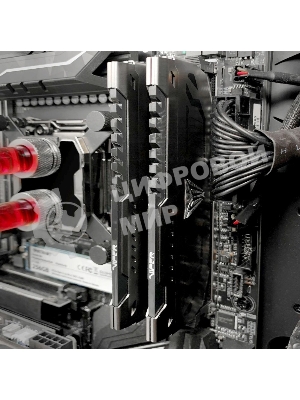 Оперативная память Patriot Viper Steel, DDR4, 32GB (2x16 GB), 3200 MHz, CL16, DIMM, радиатор, черный