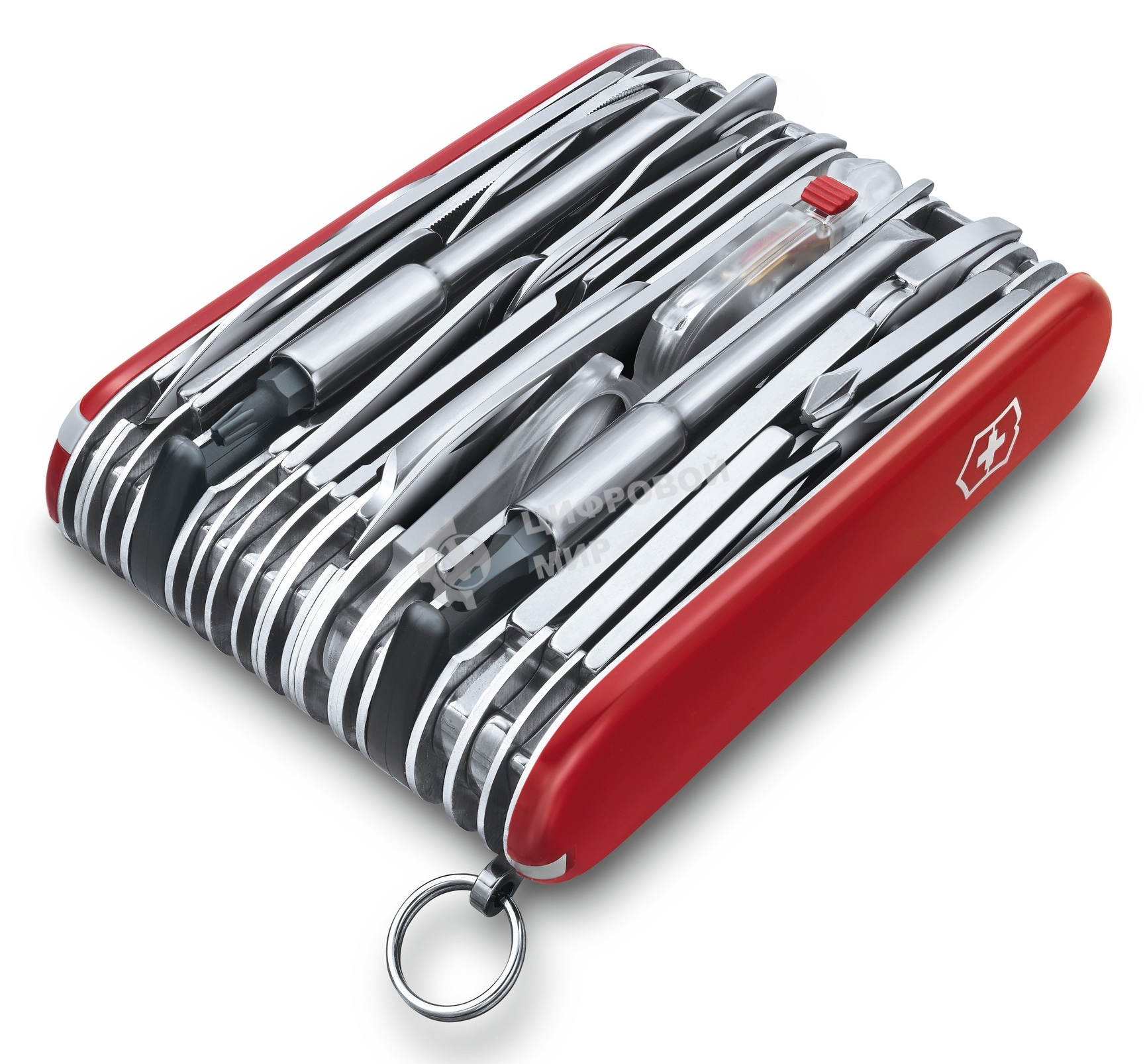 Нож перочинный Victorinox SwissChamp XXL (1.6795.XXL) 91мм 73функц. красный подар.коробка