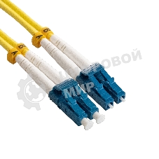 Патч-корд волоконно-оптический ExeGate FC-D-9-LC-LC-10M-LSZH (Шнур ВО SM 9/125 (OS2/G.652.D), LC/UPC-LC/UPC, Duplex, LSZH, 10м)