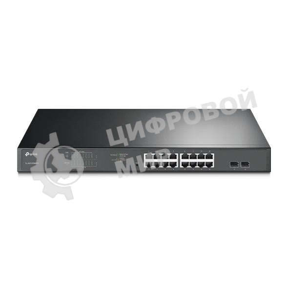 Коммутатор 16-port Gigabit PoE Easy Smart switch, 802.3af on ports 1-16, PoE budget 192 watts, desktop and rack-mountable