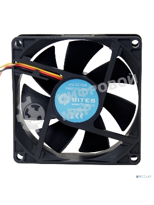 Вентилятор для корпуса 5bites FB8025S-12H3 черный, 80 x 80 мм, 3000 об/мин, 30 дБ, 3 pin