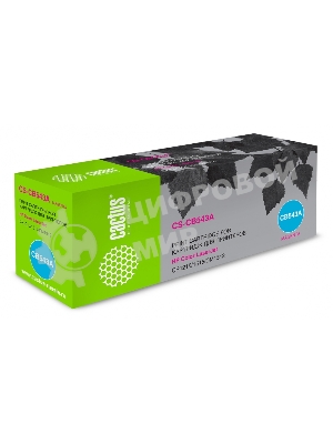 Картридж лазерный Cactus CS-CB543A пурпурный (1400 стр.) для HP Color LaserJet CP1215/1515/CM1312