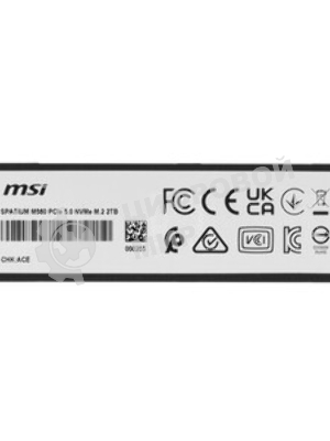Накопитель SSD MSI M.2 2280 2Tb SPATIUM M560 Client SSD S78-440Q940-P83, PCIe Gen4x4 with NVMe, 3D TLC, R/W 4900/4400