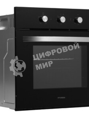 Духовой шкаф электрический Hyundai HEO 6631 BG черное стекло