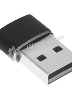 Переходник Cablexpert USB-A(M)/Type-C(F), 2.0, пакет (A-USB2-AMCF-02)