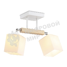 Светильник Ambrella light TR9511/2 WH/CH/FR белый/хром/белый матовый E27*2 max 40W 517*100*246