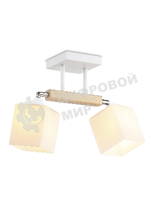Светильник Ambrella light TR9511/2 WH/CH/FR белый/хром/белый матовый E27*2 max 40W 517*100*246