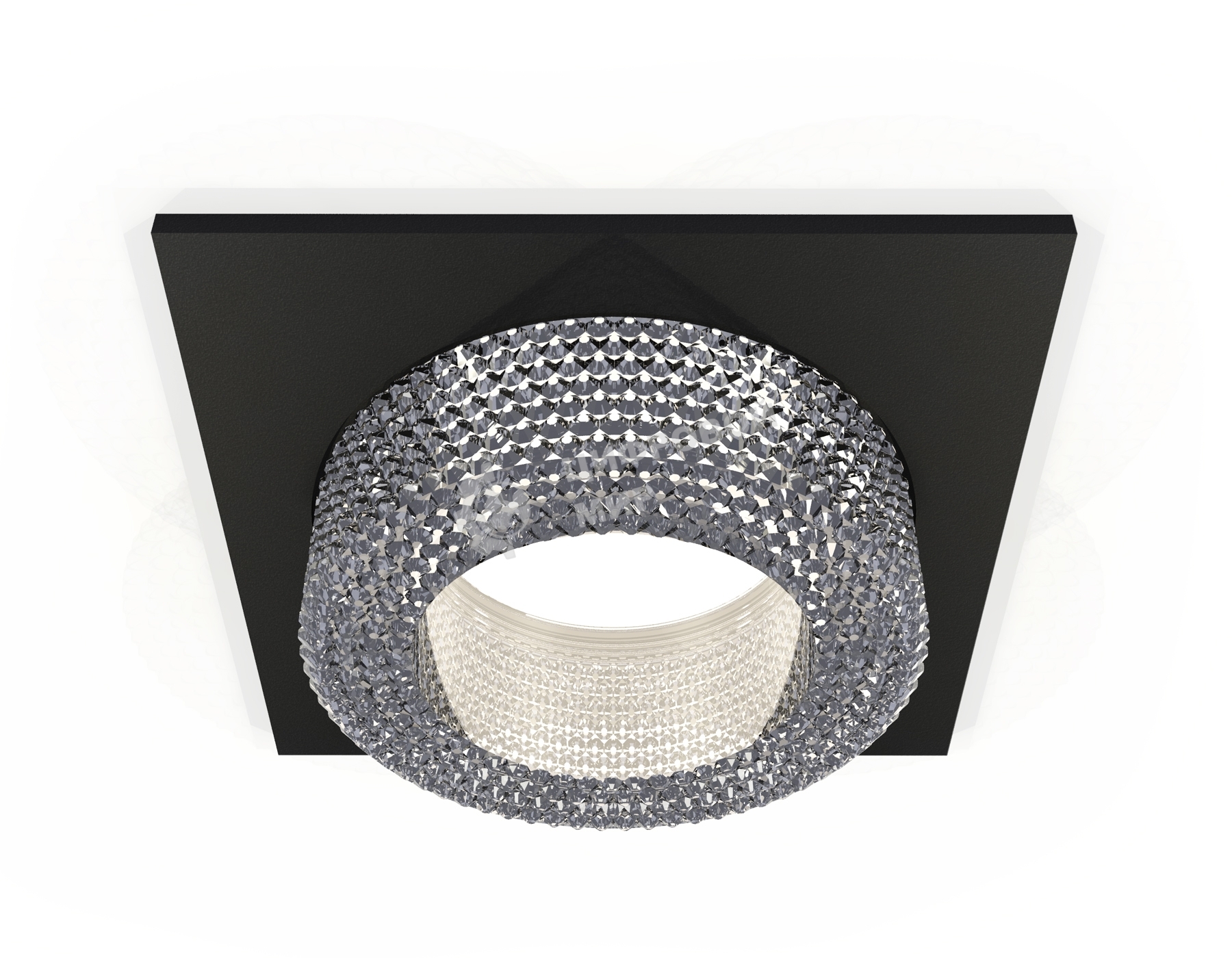 Комплект встраиваемого светильника Ambrella light XC7632020 SBK/CL черный песок/прозрачный MR16 GU5.3 (C7632, N7191)
