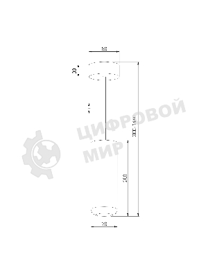 50250 LED 10W 4000K чёрный / Подвесной светодиодный светильник