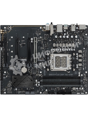 Материнская плата ASUS B850 MAX GAMING WIFI, AM5, AMD B850, 4xDDR5, 4xSATA, 3xM.2, 1xPCIe 5.0 x16, 1xPCIe 4.0 x16, 2xPCIe 3.0 x16, 1xHDMI, 1xDisplayPort, 1x 2.5Gb LAN, 4xUSB 3.2 Gen2, 2xUSB 3.2 Gen1, 2xUSB 2.0, 3x3.5 мм, 7.1, ATX