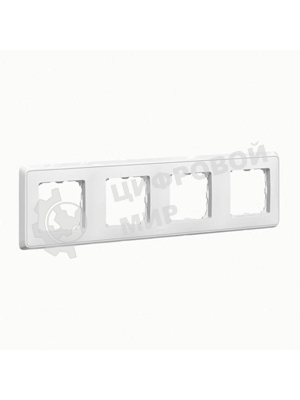 Рамка Legrand 4 поста белая