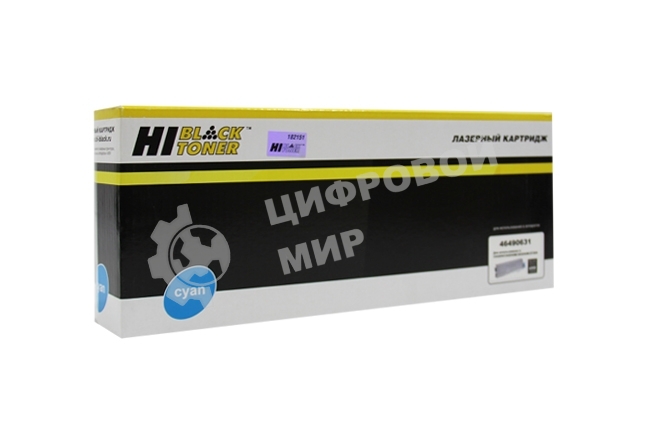 Тонер-картридж Hi-Black (HB-46490631) для OKI C532/C542/MC573/MC563, C, 6K