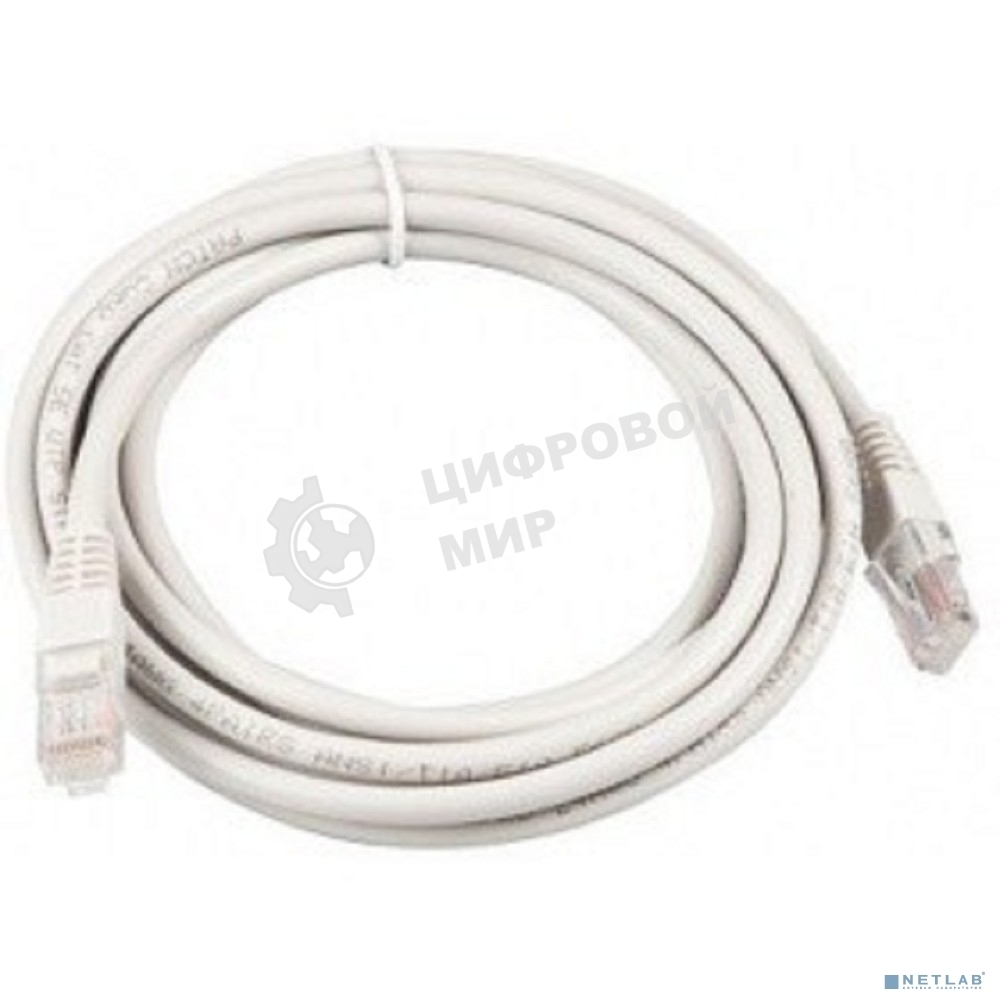 Патч-корд UTP cat.5e, 15м ExeGate серый