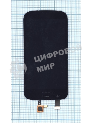 Дисплей для Nokia 1, черный