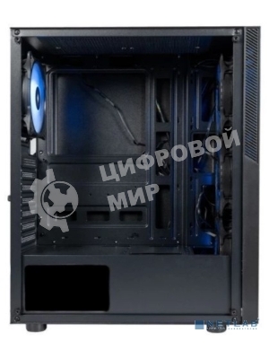 Компьютерный корпус ATX Eurocase A85 4ARGB черный без БП закаленное стекло USB 3.0