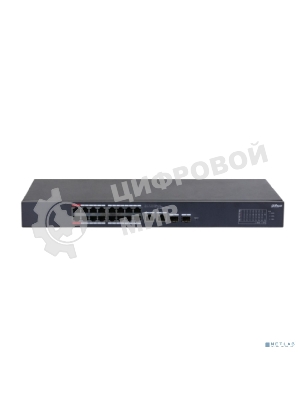 Коммутатор Dahua DH-CS4218-16ET-240, 16×100 Мбит/с + 2×1 Гбит/с Combo + 2×1 Гбит/с SFP, управляемый
