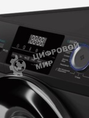 Стиральная машина Haier HW80-BP12929DE черный, загрузка фронтальная 8 кг, 1200 об/мин, класс A+++