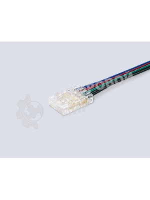 GS7411 Соединитель гибкий односторонний COB RGB 12/24V для лент 10mm (4 конт.) (5шт)