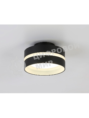 Светильник Ambrella light TN5421 SBK/FR черный песок/белый матовый GX53 IP20 D95*60