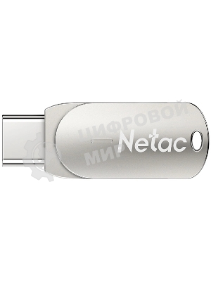 Флешка USB Netac U785C (NT03U785C-016G-32PN), 16Gb, USB3.0/TypeC, R/W 110/45, серебристый