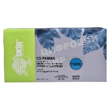 Картридж струйный Cactus CS-F9J68A (728XXL) черный матовый (300 мл) для HP DJ T730/T830
