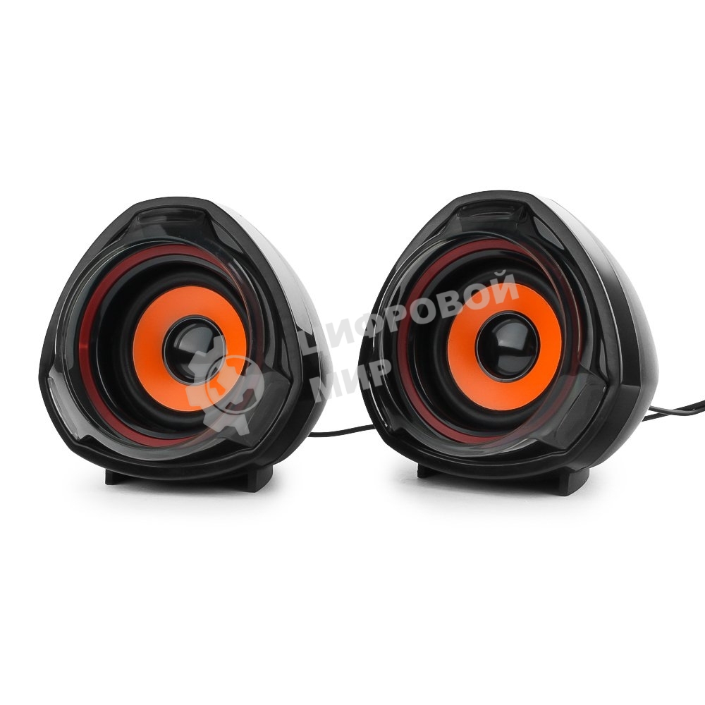 Акустическая система 2.0 Gembird SPK-105, черный, 5 Вт, регулятор громкости, USB-питание