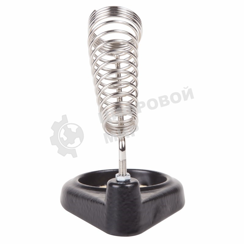 Подставка под паяльник Rexant, чугун, ниша круглая, губка