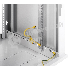 Шкаф телекоммуникационный настенный разборный 15U (600х350) дверь металл, ШРН-Э-15.350.1