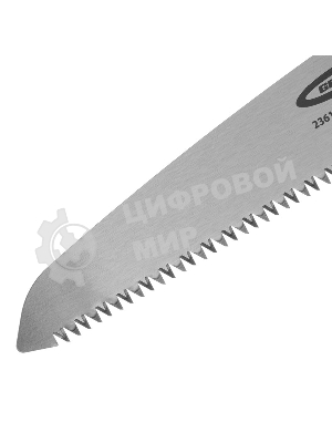 Пила по дереву Gross 23616 PIRANHA складная, для кэмп.и сада, 150 мм, 9-10TPI, зуб 3D, подкал.зуб, 2-ком.рук.