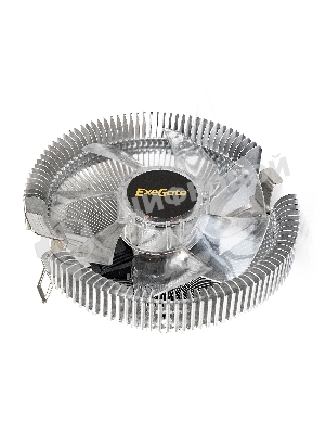 Кулер для процессора ExeGate Wizard EE91-PWM.RED серебристый, 90 мм, алюминий, 2400 об/мин, 24 дБ, 4 pin, 75 Вт, 45 мм