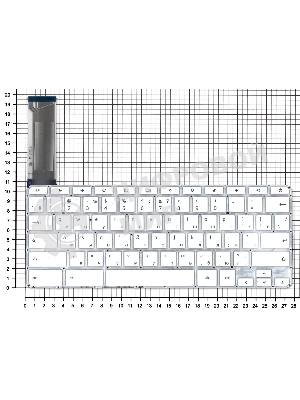 Клавиатура для ноутбука HP Chromebook 14 G3 G4 14-2000 14-ak 14-q белый