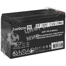 Батарея для ИБП ExeGate ES252436RUS DT 1207/EXS1270 (12V 7Ah), клеммы F1