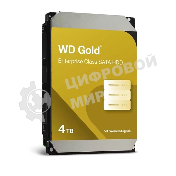 Жесткий диск WD SATA-III 4Tb WD4004FRYZ Desktop Gold 512E (7200rpm) 256Mb 3.5