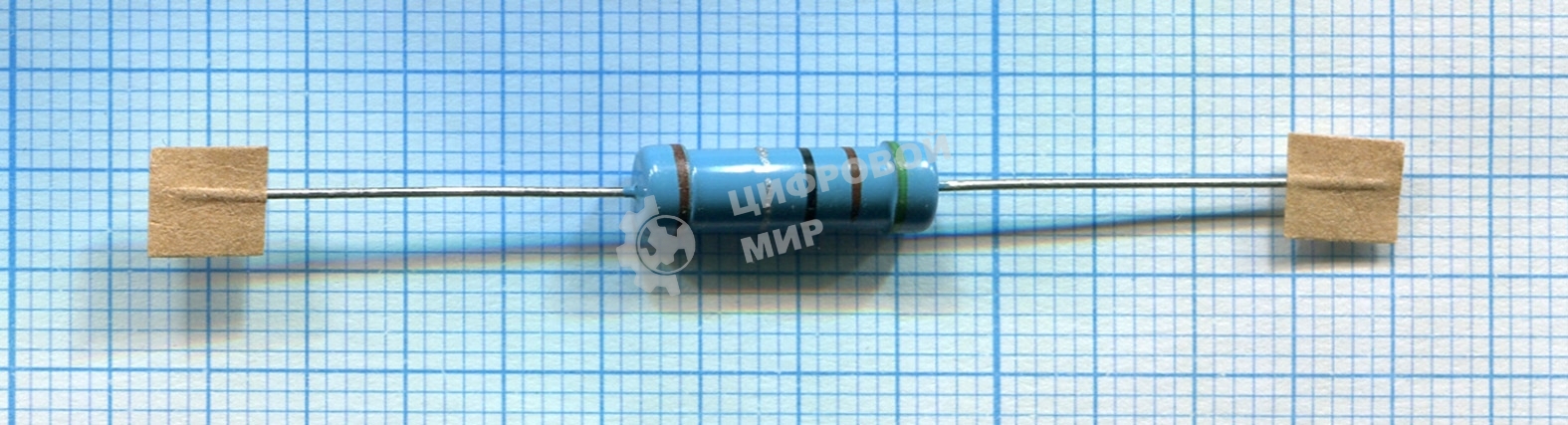 Металлический пленочный резистор 2Вт 5,1 Ом