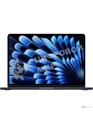 Ноутбук Apple Macbook Air 13 - M4, 10C-8C, 16Gb, 256Gb, Midnight MW123