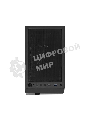 Компьютерный корпус Miditower ExeGate EVO-5001A-600NPX (ATX, БП 600NPX с вент. 12 см, 2хUSB+1хUSB 3.0+HD Audio, черный, 3 вент.12см с RGb подсветкой, боковая панель - закаленное стекло)