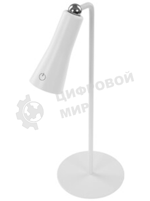 Светильник ULTRAFLASH (15721) UF-826 C01 белый (Led св-к настольный, 6Вт, 3 ур. яркости, 6000К, 4в1 трансформер)