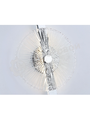 Настенный светодиодный светильник Ambrella light LH31141 СH/CL хром/прозрачный 13W 3000K 280*70*350