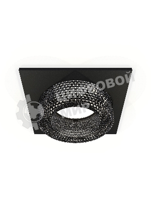 Комплект встраиваемого светильника Ambrella light XC7632021 SBK/BK черный песок/тонированный MR16 GU5.3 (C7632, N7192)