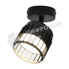 Спот на основании General GWL-GX53-M-IP20 Одинарный Черный Клетка