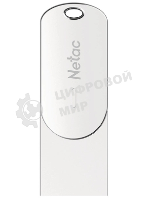 Флешка USB Netac U785C (NT03U785C-016G-32PN), 16Gb, USB3.0/TypeC, R/W 110/45, серебристый