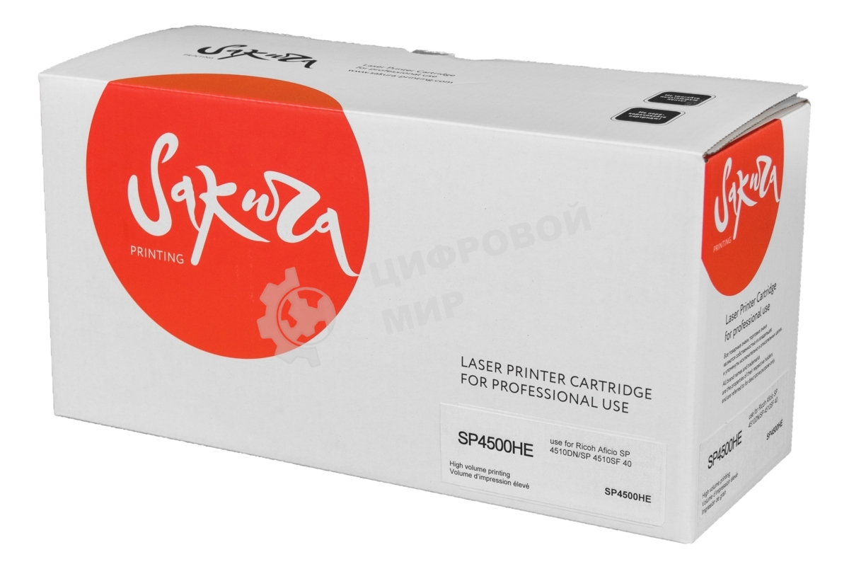 Картридж Sakura SP4500HE Ricoh Aficio SP 4510DN, Ricoh Aficio SP 4510SF, черный, 12000 к.