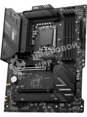 Материнская плата MSI MAG B760 TOMAHAWK WIFI, LGA 1700, Intel B760, 4xDDR5, 4xSATA, 3xM.2, 1xPCI-E 3.0 x4, 1xPCI-E 5.0 x16, 1xHDMI, 1xDP, 1xUSB Type-C, 1x2.5Gb LAN, 4xUSB-A 2.0, 4xUSB-A 3.2 Gen 2, 5x3.5 мм, 7.1, Standard-ATX