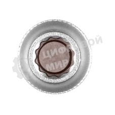 Головка торцевая, 13 мм, 12-гранная, CrV, под квадрат 1/2