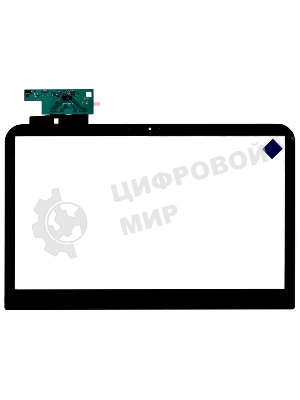 Сенсорное стекло (тачскрин) для Dell 5377R PCB-1 черный