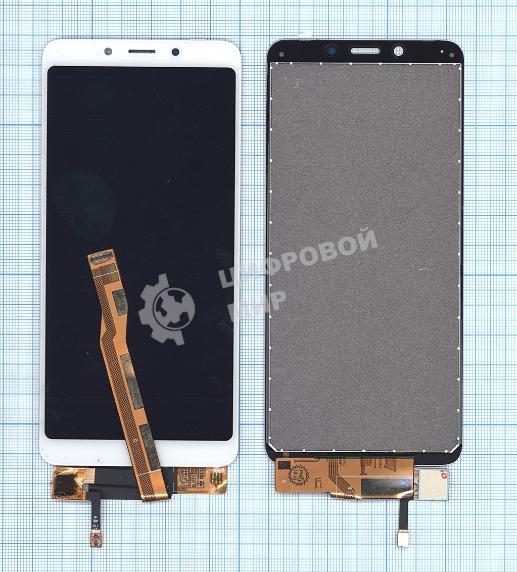 Дисплей для Xiaomi Redmi 6, Redmi 6A в сборе с тачскрином белый