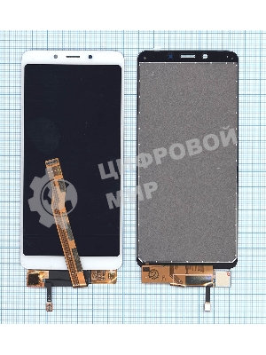 Дисплей для Xiaomi Redmi 6, Redmi 6A в сборе с тачскрином белый