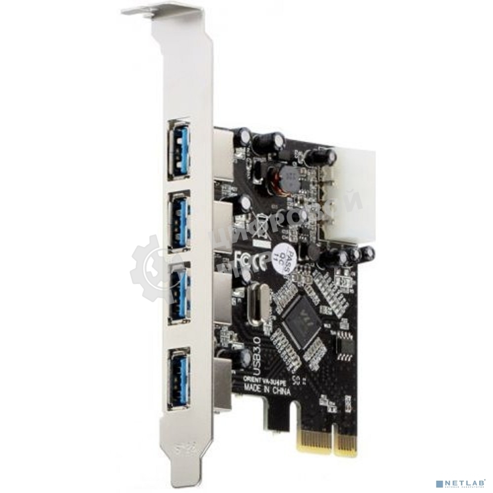 Контроллер PCi-Express ORIENT (VA-3U4PE) OEM